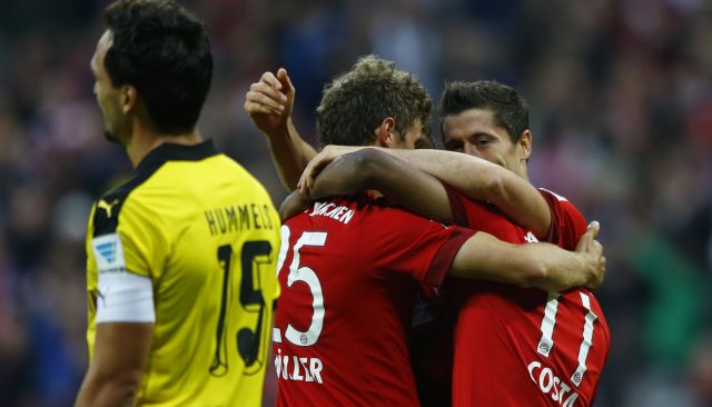 Η Μπάγερν διέσυρε τη Ντόρτμουντ με 5-1